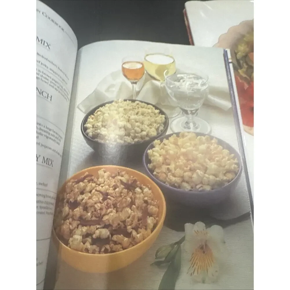 Lot Of 2 Cookbooks For entertaining Redenbacher’s popcorn & party entertaining